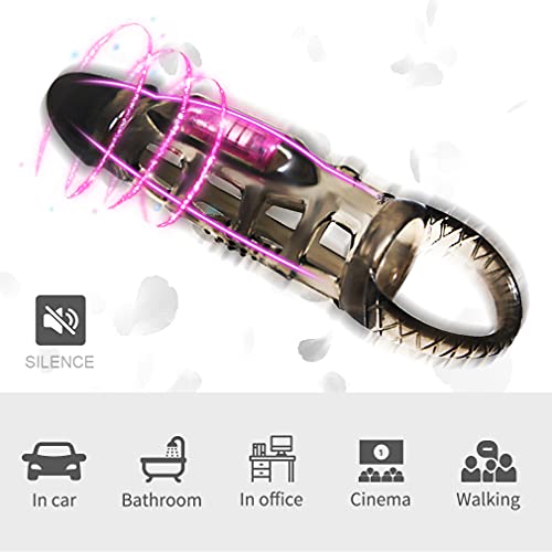 Capa Peniana Realístico Grossa Com Anel para Escroto,16CM