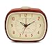 Kikkerland Retro Alarm Clock, Red