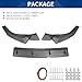 XPHAZZ Front Bumper Lip Compatible with Audi A5 S5 4-Door Sportback (Carbon Fiber Pattern, 2021-2024 8W6 Facelift Model)