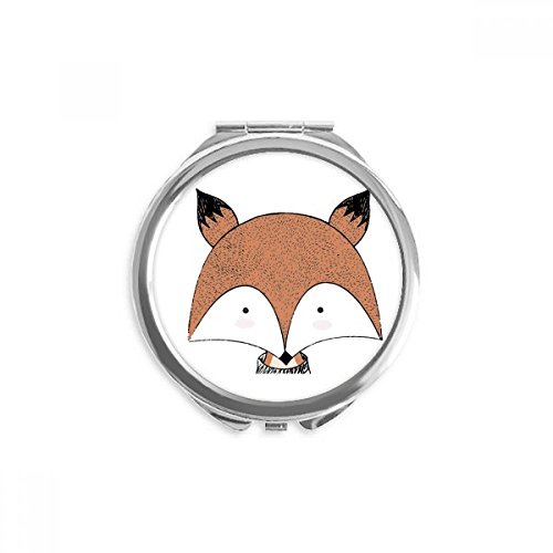 Miroir de poche rond maquillage DIYthinker Fox pour corriger son teint à tout moment