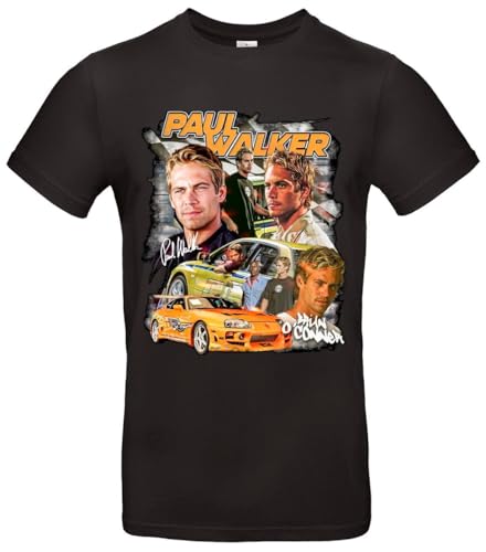 Paul Walker T-Shirt Hommage an eine Legende - RIP Brian O'Conner Motiv, Schwarz, S für 15,99 EUR (-20%) statt 24,99 EUR bei amazon.de Bild: Paul Walker T-Shirt Hommage an eine Legende - RIP Brian O'Conner Motiv, Schwarz, S für 15,99 EUR (-20%) statt 24,99 EUR bei amazon.de