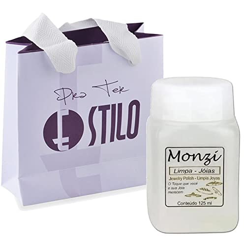 Limpa Joias Monzi Pote Grande Limpador Liquido Monzi 125ml