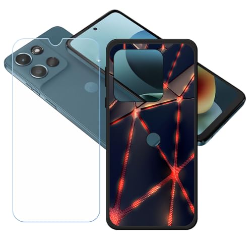 BMPNLSZ �K�p Motorola Moto X70 Air Pro�p+HD�����K���X�ɓK�����ėpTPU�P�[�X�A�V���J�Q���P�[�X�o���p�[�ی�o�b�N�P�[�X-Motorola Moto X70 Air Pro�p�ɓK����9�d�x�X�N���C�u�h�~�X�N���[���v���e�N