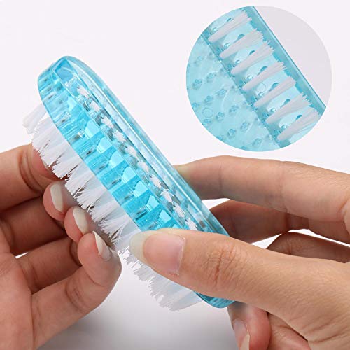 Cleaning Nail Brush Handle Scrubbing Brushes (Plastic Brush-4 Pcs) #TOP2