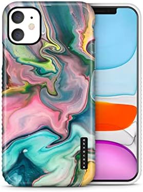 Akna iPhone 11 Case Watercolor, GripTight Series High Impact Silicon Cover with Ultra Full HD Graphics for iPhone 11 (Graphic 102110-U.K)