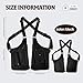 Double Shoulder Armpit Bag,Underarm Shoulder Bag for Men, Anti-Theft Underarm Wallet Pocket Holster Phone Leisure Double Shoulder Pouch,Multi-Purpose Armpit Tactical Bag,Travel Outdoors Easter (Black)