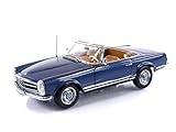  Norev kompatibel mit Mercedes 230 SL Pagode W113 Cabrio 1963 blau metallic Modellauto 1:18
