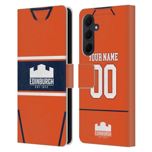 Coque Samsung Galaxy A35 5G Edinburgh Rugby Évitez les Rayures Étui Cuir