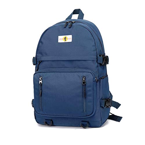 Super Brands misognare Classic Backpack Water Resistant School Bag with USB Charging Port for Men Women (Blue) Buy 2 get 3 misognare Classic Backpack Water Resistant School Bag with USB Charging Port for Men Women (Blue)