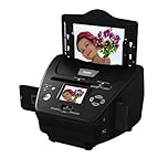 Rollei PDF S 240 SE Multiscanner für Fotos Dias und Film Negative 35mm 135, 3R/4R/5R Photo und Visitenkarte Digitalisieren Konverter Gerät mit Farbmonitor, Foto-Scanner-Dias-Negative-Digitalisieren