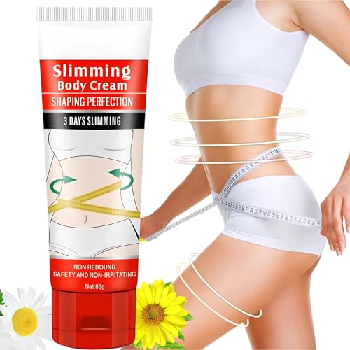 Crema Anticelulítica,Crema reductor anticelulítico,Crema de Adelgazar Profesional, Pueden Reducir Eficazmente la Grasa del Vientre, las Nalgas y las Piernas (80g)