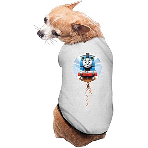 Masha Thomas And Train Sleeveless Doggy Shirt Dog Puppy Size S Color Gray Cover
