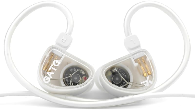 TRUTHEAR GATE Dynamic Driver In-Ear Headphone 3.5mm Interchangeable Cable (White, No Mic)