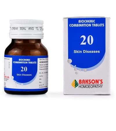 Bakson Biochemic Combination 20 (25g) Pack of 6
