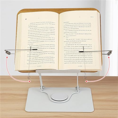 Soporte de suelo para libros: el mejor atril ajustable y plegable de cocina 4