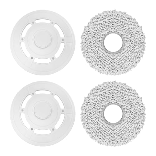 Jegehoyo Paños de fregona con placas de repuesto para Ecovacs Deebot T20 Omni / T20e Omni Robots Aspiradora Almohadilla de fregona Soporte para fregona