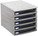 BTZHY Aktenschränke Aktenschrank Aktenschrank Aktenschrank aus Kunststoff 5 Schubladen...