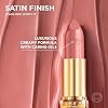 L'Oreal Paris Colour Riche Satin Lipstick para Labios Hidratados, Maquillaje de Labios con Aceite de Argán y Vitamina E, Worth It Medium, 0.13 Onzas Barra 0.13 Onzas (Paquete de 1) 6