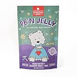 Einstein Pets Everydays PB’N Jelly Crunchy Heart Shaped Treats, All Natural Protein Packed Organic Dog and Puppy Baked Biscuit Training Treat, Peanut Butter Blueberry Recipe with CHIA, 6 Ounce Bag