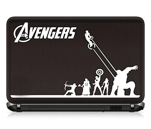 Fusion Graphix Avengers Logo Laptop Sticker Vinyl Decal (White) (B075P2T1LX) Amazon Price History, Amazon Price Tracker