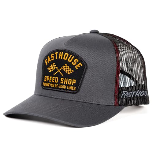 FASTHOUSE Crossroad Hat (Dark Gray One Size)