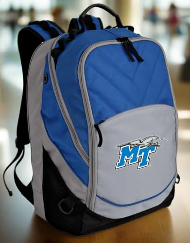 Image of Broad Bay Middle Tennessee State Backpack | Official Logo, Padded Laptop Computer Section, Premium 600 Denier Nylon Fabric,
