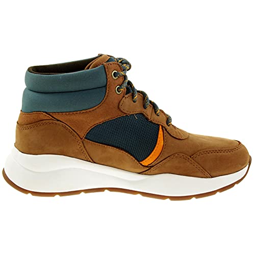 Timberland Timberland Women's Boroughs F/L Mid Waterproof Sneakers, Rust Nubuck, 3.5 UK