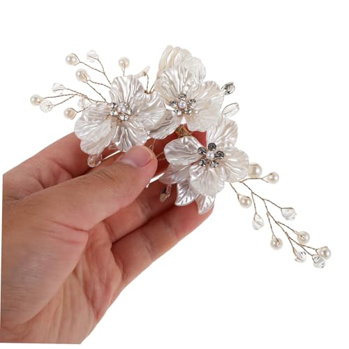 Horquillas de perlas para novia e invitadas y accesorios de boda para pelo largo 4