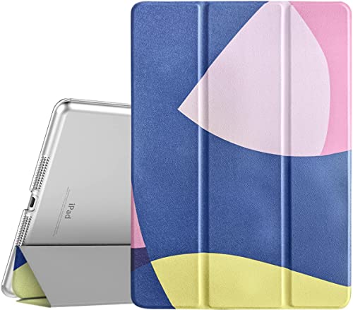 Image of MOCA Compatible Smart Flip Cover Case for iPad 9.7 inch 2017 2018 iPad 5th 6th Generation A1893 A1954 A1822 A1823 Smart Case Cover (Colour Blocks, iPad 9.7 inch 2017 /2018 Launched)