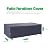 F&J Outdoors Heavy Duty Waterproof Anti-UV Rip-stop Fabric Extra Large Patio Furniture Covers, Grey, 140"x86"x30.5"