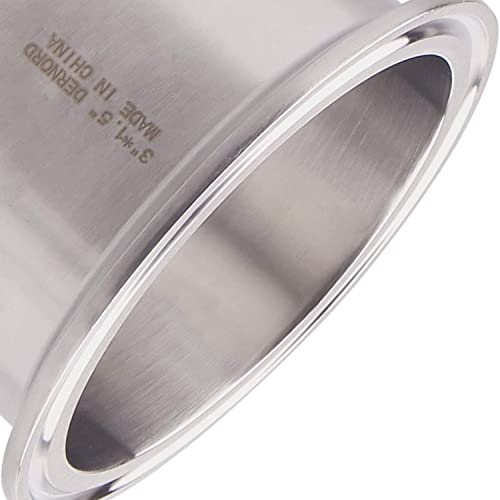 Dernord Tri Clamp Bowl Reducer Sanitary Fitting Stainless Steel 304 (Tri Clamp Size: 3 Inch X 2 Inch) #TOP2
