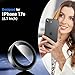 SiHPuoy 3 Pack Camera Lens Protector for iPhone 17e / 16e, Metal Aluminum CircleTempered Glass Camera Protector, Military Grade Shatterproof，Case Friendly, Accessories Lens Protector-Black
