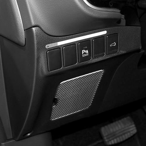 Car Interior Decoration Accessories Main Driver Storage Box Carbon Fiber Trim Sticker Compatible with Mitsubishi Outlander 2014 2015 2016