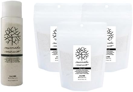 Amazon Co Jp みんなでみらいを 100 無添加 米ぬか酵素ボディウォッシュ 容器入りと詰替え3パックのセット 食品 飲料 お酒