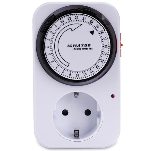Analoge Zeitschaltuhr Ignator 16 A. Max. Ladeleistung 3500 W - zuverlässig und wirtschaftlich