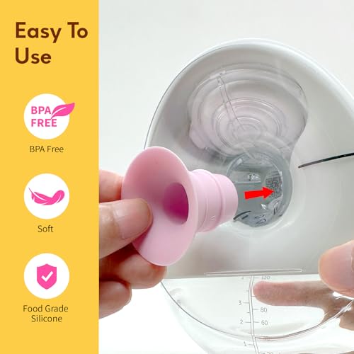 Kit de Tallas de Flanges con 10 Piezas de Silicona para Extractor de Leche miniatura 2