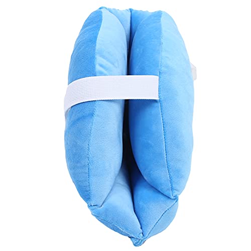 Pilipane Cojín antiescaras para el talón, Almohada ergonómica, Protector de Soporte para los pies, Alivia la presión para usuarios de sillas de Ruedas, Pacientes postrados en Cama, Tela de