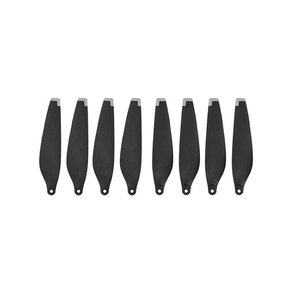 KUANDEDIAN 8PCS 6030F Propellers, Low Noise Light Weight Wing Suitable for DJI Mini 3 Pro and Mini 4 Pro Drone Replacement Propellers(8pcs Black Silver)