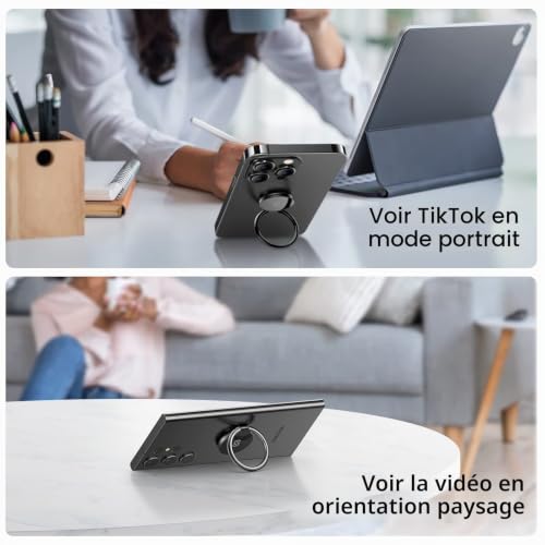 Anneau Support Téléphone Compatible iPhones Samsung Galaxy Syncwire - 5