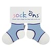 Sock Ons unisex – baby sokkenhouder 140559 6-12 Maanden Baby Blue.