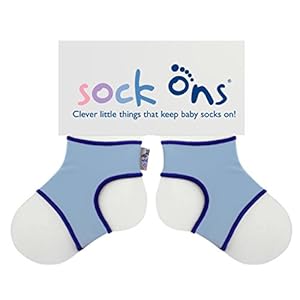 Sock Ons unisex – baby sokkenhouder 140559 6-12 Maanden Baby Blue.