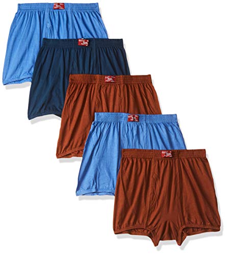 Rupa Jon Plain Trunk for Men, 100% Cotton Material, Outer Elastic...