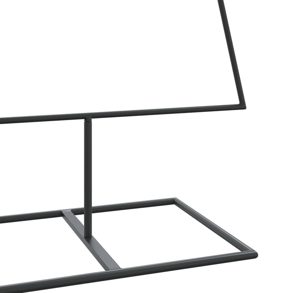 Generico Albero di Natale Decorativo in Metallo Nero 150 cm-4018954