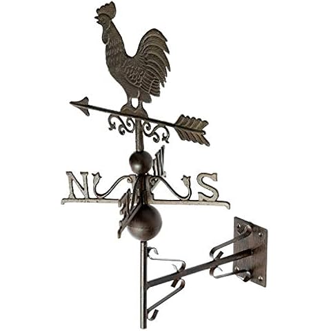 aubaho Veleta Gallo Hierro Marrón Cover