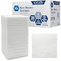 MED PRIDE Non-Woven Non-Sterile Surgical Sponges 200 Pack, 4in X 4in 4-Ply Gauze Pads for First Aid Wound Care