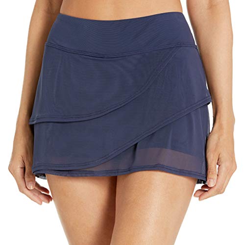 Coco Reef Women's MESH Layer Swim Skort, Navy Captain 423, X-Large