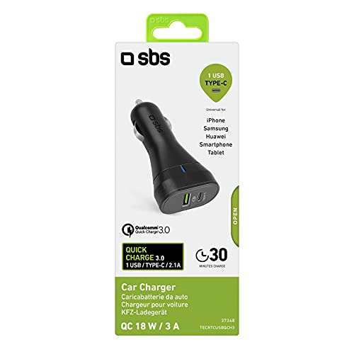 SBS Caricabatterie da 5100 mAh 15W con 1 Uscita