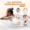 5 PCS Persimmon Soap Bar for Body Odor Control, Natural Deodorant Body Bar Soap for Old People Smell, Organic Body Wash Soap for Women & Men