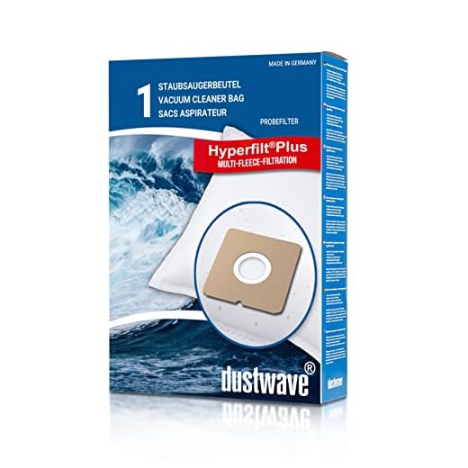 Dustwave® 1 Staubsaugerbeutel für AquaPur DIV 980 - hocheffizient, mehrlagiges Mikrovlies mit Hygieneverschluss - Made in Germany