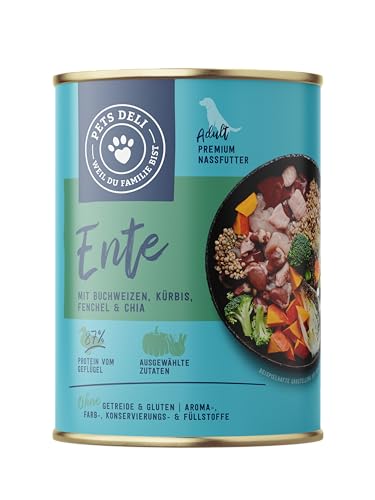 Pets Deli Probierpaket für Hunde mit verschiedenen Nassfuttersorten und Soft & Shiny Snacks - 3450g